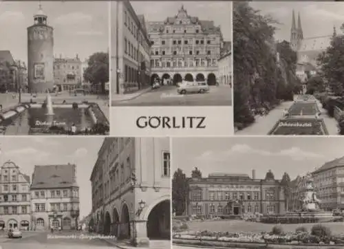 Görlitz - u.a. Untermarkt, Bürgerhäuser - 1971