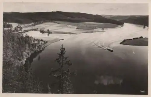 Saaletalsperre - Am Stausee, Blick von der Agnesruhe - ca. 1955