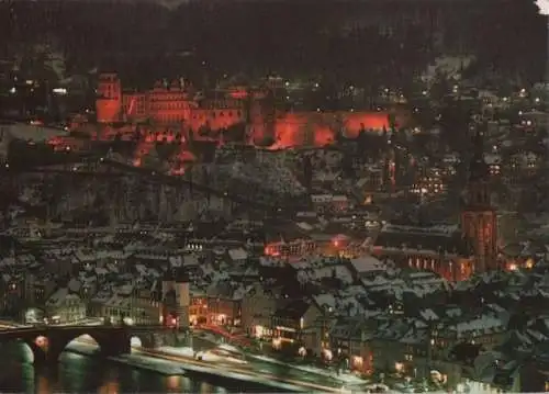 Heidelberg - Winternacht - ca. 1980