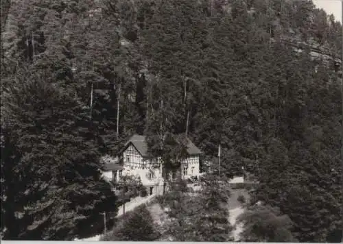 Sächsische Schweiz - Waldhäusl im Kirnitzschtal - 1972