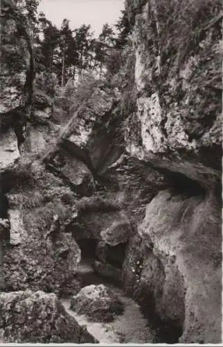 Teufelshöhle (Fränk. Schweiz) - Ausgang - ca. 1955