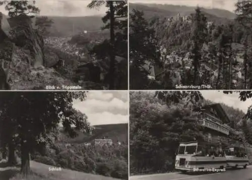 Schwarzburg - u.a. Blick vom Trippstein - 1970