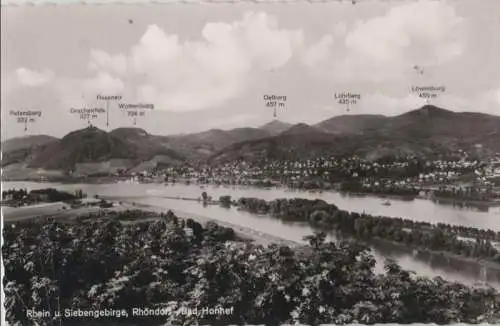 Siebengebirge - mit Rhöndorf und Bad Honnef - 1962