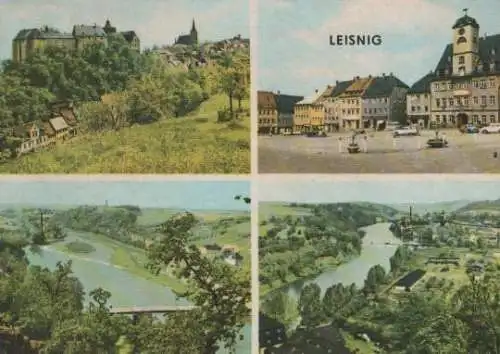 Leisnig u.a. Blick nach Tragnitz - 1968