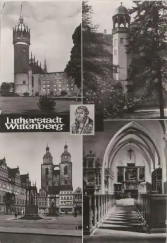 Wittenberg - u.a. Marktplatz mit Stadtkirche - 1988