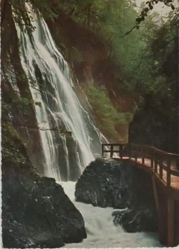 Wimbachklamm - Wasserfall - ca. 1975