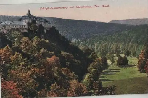 Schwarzburg - mit Hirschwiese - ca. 1925