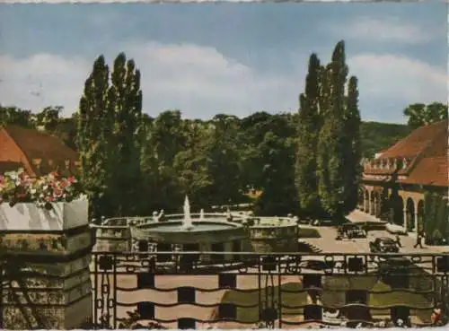 Bad Nauheim - Blick auf den Sprudelhof - 1964