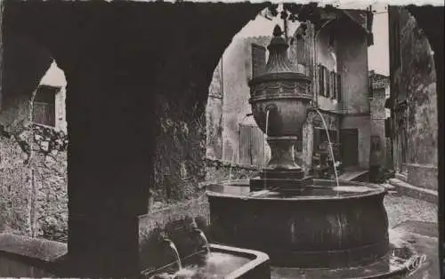 Frankreich - Frankreich - Saint-Paul-de-Vence - La Fontaine - ca. 1950