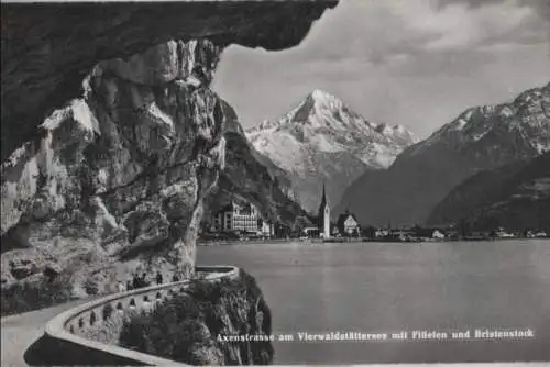 Schweiz - Schweiz - Axenstraße - am Vierwaldstättersee - ca. 1955