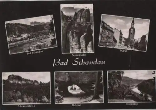 Bad Schandau - u.a. Markt - 1961