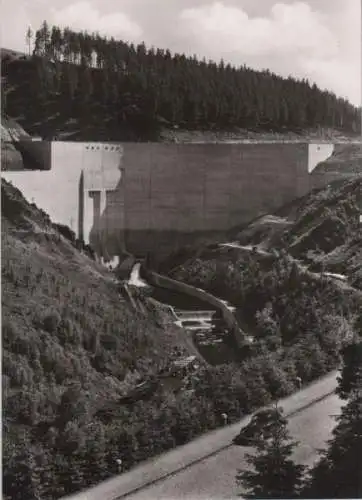 Okertalsperre - Sperrmauer - ca. 1965