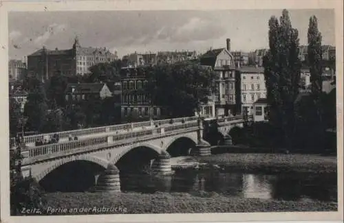 Zeitz - Partie an der Aubrücke - 1938