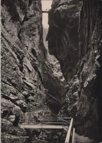 Breitachklamm - Unterm Zwingsteg - ca. 1960