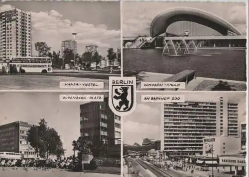 Berlin, Westteil - u.a. Hansa-Viertel - 1959