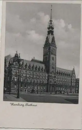 Hamburg - Rathaus - ca. 1955