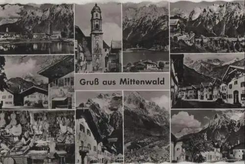 Mittenwald - mit 10 Bildern - ca. 1955