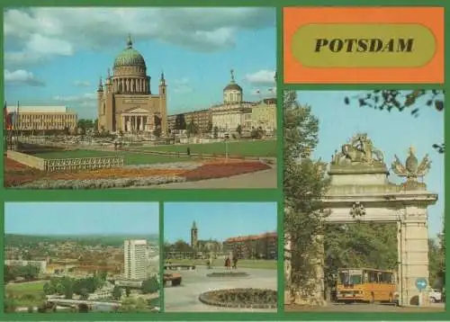 Potsdam - u.a. Platz der Einheit - 1985