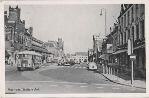 Niederlande - Niederlande - Haarlem - Stationsplein - 1960