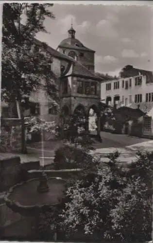 Heidelberg - Partie im Schloßhof - ca. 1960