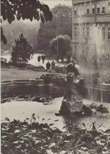 Tschechien - Marianske Lazne - Tschechien - Springbrunnen im Stadtpark