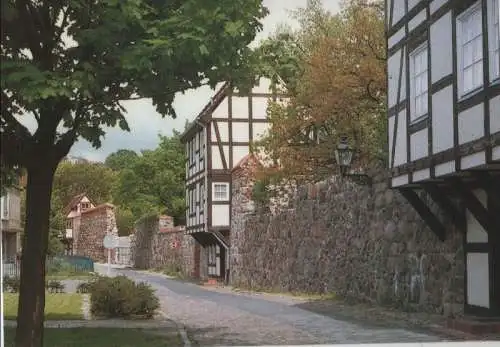 Neubrandenburg - Stadtmauer mit Wiekhäusern - ca. 1980