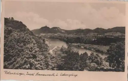 Remagen - Rolandsbogen - Nonnenwerth, Siebengebirge - ca. 1950