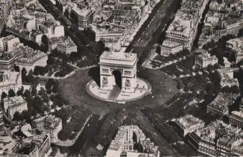 Frankreich - Frankreich - Paris - Vue aerienne - ca. 1960