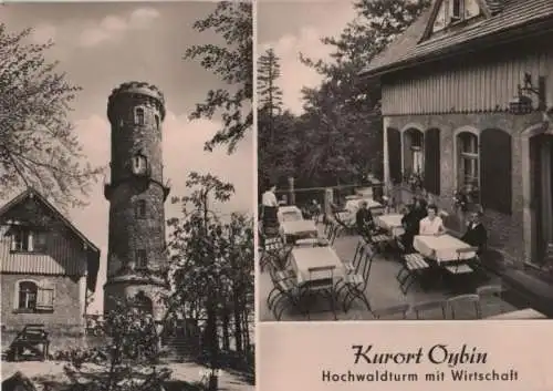 Kurort Oybin - Hochwaldturm mit Wirtschaft - 1960