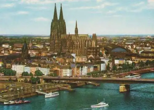 Köln - Altstadt mit Dom - ca. 1985