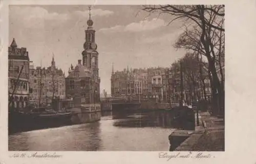 Niederlande - Niederlande - Amsterdam - Singel met Mund - 1926