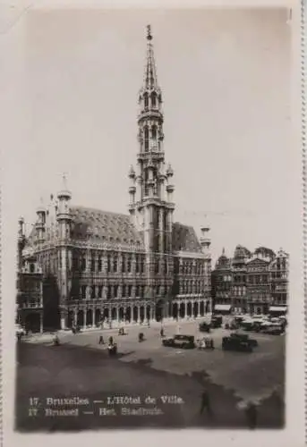 Belgien - Belgien - Brüssel - Bruxelles - Hotel de Ville - ca. 1955