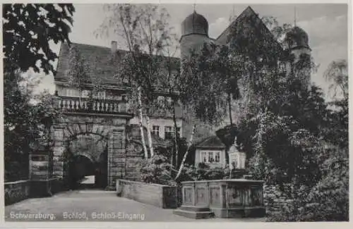 Schwarzburg - Schloß Eingang - ca. 1955