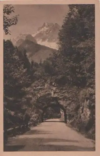 Straße nach Ramsau - Felsentor - ca. 1955