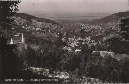 Bühlertal - Unter- und Obertal - ca. 1960