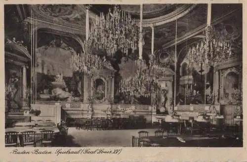 Baden-Baden - Spielsaal - ca. 1950