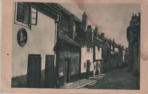 Tschechien - Tschechien - Prag - Praha - Die Goldene Gasse - ca. 1950