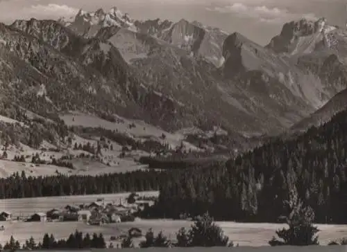 Allgäuer Alpen - mit Langenwang von Maderhalm - 1954