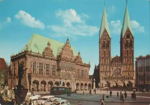 Bremen - Rathaus und Dom - ca. 1975