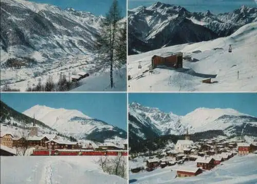 Schweiz - Schweiz - Fiesch - u.a. Furka-Oberalp-Bahn bei Lax - 1972