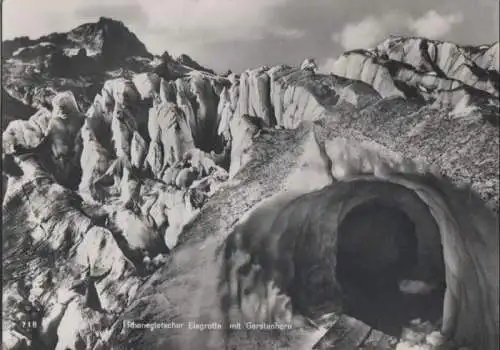 Schweiz - Schweiz - Rhonegletscher - Eisgrotte mit Gerstenhorn - ca. 1965