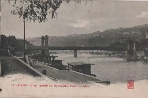 Frankreich - Frankreich - Lyon - Les Quais de la Saone, Port du Midi - ca. 1915