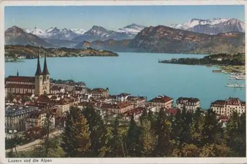 Schweiz - Luzern - Schweiz - und die Alpen