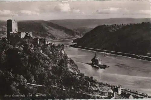 Kaub, Burg Gutenfels - und die Pfalz