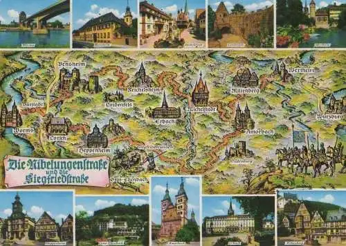 Nibelungenstraße - u.a. Bensheim - ca. 1980