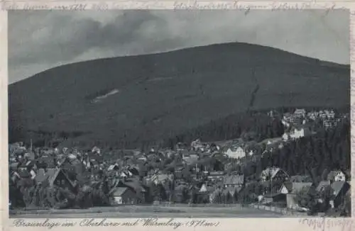 Braunlage - mit Wurmberg - 1937