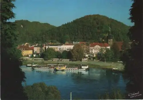 Bad Schandau - mit Schaufelraddampfer