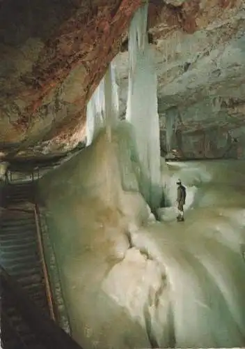 Österreich - Österreich - Dachstein - Rieseneishöhle - Eisabgrund - 1981