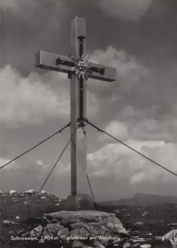 Österreich - Österreich - Schneealpe - Gipfelkreuz am Windberg - ca. 1965