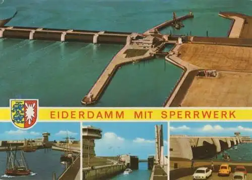 Eider - Damm mit Sperrwerk